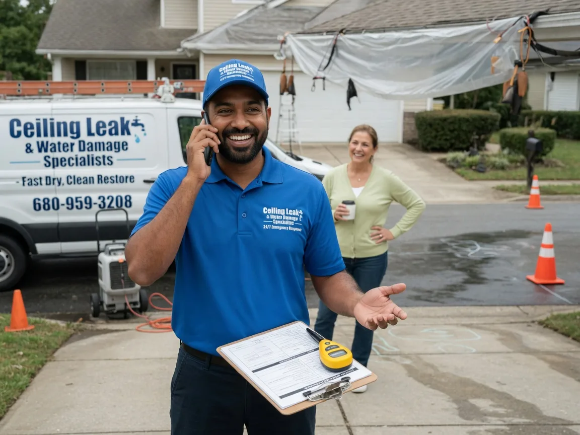 Ceiling Leak Cleanup Aberdeen, NC FAQs